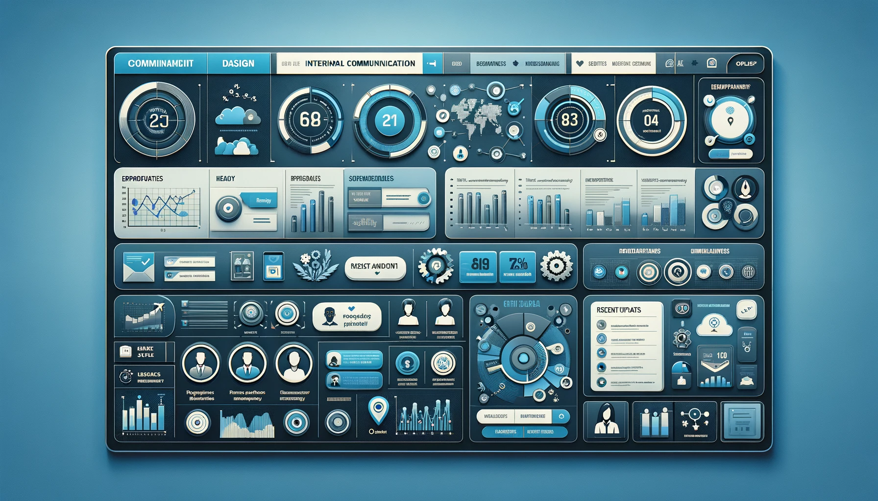 Internal Communications Dashboard